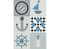 Ayyildiz koberce DOPRODEJ: 80x150 cm Dětský kusový koberec Kids 510 grey - 80x150 cm Šedá, Malé (80x150 cm a menší), Syntetický (umělý)