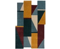 Flair Rugs koberce Ručně všívaný kusový koberec Abstract Shuffle Shaped Multi - 120x180 cm Vícebarevná, Velké (190x270 cm a větší), Přírodní