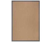 Flair Rugs koberce Kusový koberec Herringbone Border Kira Grey - 120x170 cm Béžová, Velké (190x270 cm a větší), Přírodní