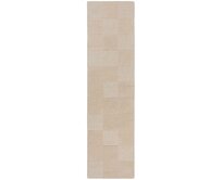 Flair Rugs koberce Běhoun Moderno Checkerboard Natural - 60x230 cm Béžová, Střední (80x160 - 164x240), Přírodní