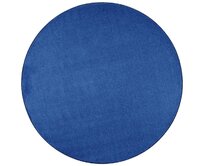 Hanse Home Collection koberce Kusový koberec Nasty 101153 Blau kruh - 133x133 (průměr) kruh cm Modrá, Střední (80x160 - 164x240), Syntetický (umělý)