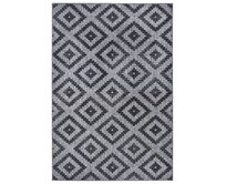 NORTHRUGS - Hanse Home koberce Kusový koberec Twin-Wendeteppiche Night Silver – na ven i na doma - 80x250 cm Šedá, Velké (190x270 cm a větší), Syntetický (umělý)