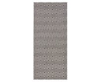 Hanse Home Collection koberce Běhoun Meadow Black – na ven i na doma - 80x200 cm Černobílá, Střední (80x160 - 164x240), Syntetický (umělý)