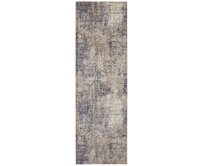 Nouristan - Hanse Home koberce Běhoun Cairo Gizeh Cream Blue – na ven i na doma - 80x200 cm Modrá, Střední (80x160 - 164x240), Syntetický (umělý)