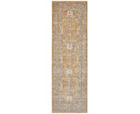 Nouristan - Hanse Home koberce Běhoun Cairo Luxor Gold – na ven i na doma - 80x200 cm Žlutá, Střední (80x160 - 164x240), Syntetický (umělý)