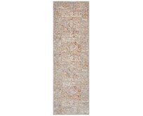 Nouristan - Hanse Home koberce Běhoun Cairo Port Said Cream Red – na ven i na doma - 80x200 cm Oranžová, Střední (80x160 - 164x240), Syntetický (umělý)