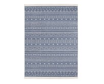 NORTHRUGS - Hanse Home koberce Kusový koberec Twin Supreme 103439 Kuba blue creme – na ven i na doma - 80x150 cm Modrá, Velké (190x270 cm a větší), Syntetický (umělý)