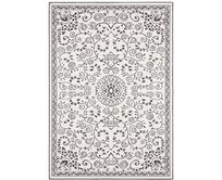 NORTHRUGS - Hanse Home koberce Kusový koberec Twin Supreme Leyte Black/Cream – na ven i na doma - 200x290 cm Bílá, Velké (190x270 cm a větší), Syntetický (umělý)