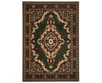 Alfa Carpets Kusový koberec TEHERAN T-102 green - 160x230 cm Zelená, Velké (190x270 cm a větší), Syntetický (umělý)
