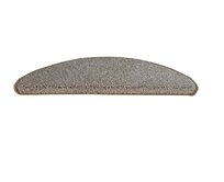 Vopi koberce Nášlapy na schody Capri světle béžový půlkruh, samolepící - 28x65 půlkruh (rozměr včetně ohybu) Béžová, Syntetický (umělý)