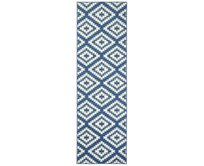 Hanse Home Collection koberce Běhoun Basic 102821 - 80x450 cm Modrá, Velké (190x270 cm a větší), Syntetický (umělý)
