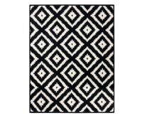 Hanse Home Collection koberce Kusový koberec Hamla  Black Cream - 200x290 cm Černobílá, Velké (190x270 cm a větší), Syntetický (umělý)