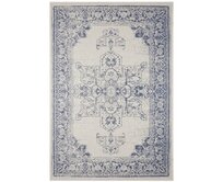 NORTHRUGS - Hanse Home koberce Kusový koberec Twin Supreme  Blue/Cream – na ven i na doma - 120x170 cm Modrá, Střední (80x160 - 164x240), Syntetický (umělý)