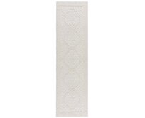 Flair Rugs koberce Běhoun Verve Jaipur Ivory - 60x240 cm Bílá, Syntetický (umělý)