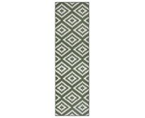 Hanse Home Collection koberce Běhoun Basic Green - 80x350 cm Zelená, Velké (190x270 cm a větší), Syntetický (umělý)