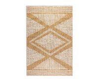 ELLE Decoration koberce Kusový koberec Gemini Ochre z kolekce Elle – na ven i na doma - 200x290 cm Žlutá, Velké (190x270 cm a větší), Syntetický (umělý)