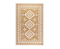 ELLE Decoration koberce Kusový koberec Gemini Ochre z kolekce Elle – na ven i na doma - 200x290 cm Žlutá, Velké (190x270 cm a větší), Syntetický (umělý)