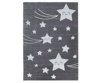 Ayyildiz koberce Dětský kusový koberec Kids 610 grey - 160x230 cm Šedá, Střední (80x160 - 164x240), Syntetický (umělý)