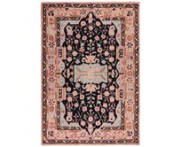 Flair Rugs koberce Kusový koberec Wool Loop Blossom Pink/Black - 160x230 cm Růžová, Střední (80x160 - 164x240), Přírodní