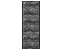 Berfin Dywany AKCE: 400x80 cm Protiskluzový běhoun na míru Zel 1015 Silver (Grey) - obšitý ze všech stran - šíře 80 cm Šedá, Velké (190x270 cm a větší), Syntetický (umělý)