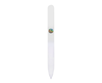 FULGENT WORLD SKLENĚNÝ PILNÍK NA NEHTY – PRŮHLEDNÝ - 135 mm