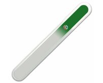 FULGENT WORLD Velký skleněný pilník na nehty - zelený