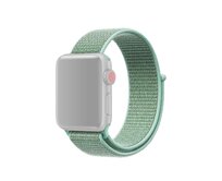 Apple Watch 42mm 44MM látkový provlékací sportovní řemínek mentolově zelený
