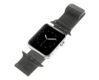 Apple Watch 38mm 40MM řemínek kovový Milanese Loop Milánský tah černý