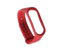 Xiaomi Mi Band 3 / 4 pásek na ruku řemínek silikon červený