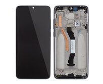 Xiaomi Redmi Note 8 Pro LCD dotykové sklo komplet přední panel černý včetně rámečku