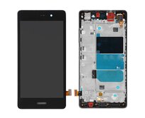 Huawei P8 Lite LCD displej dotykové sklo černé rámeček
