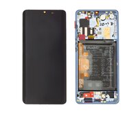 Huawei P30 Pro LCD displej dotykové sklo komplet přední panel včetně rámečku Breathing Crystal (Service Pack)