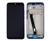 Xiaomi Redmi 7 LCD displej dotykové sklo přední panel včetně rámečku modrá