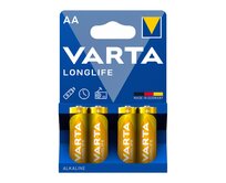 Alkalické tužkové baterie VARTA Longlife, AA (4 kusy)