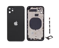Zadní kryt baterie Apple iPhone 11 černý včetně středního rámečku 6.1"