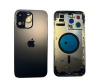 Zadní kryt baterie housing pro iPhone 14 Pro (Vesmírně černý)