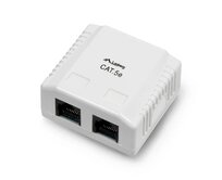 2x RJ45 stíněná zásuvka CAT 5e