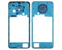 Nokia 5.3 středový rámeček modrý včetně čočky fotoaparátu