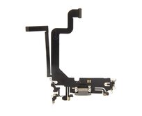 Flex kabel Apple iPhone 14 PRO MAX nabíjecí konektor + mikrofon stříbrný