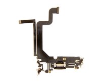 Flex kabel Apple iPhone 14 PRO MAX nabíjecí konektor + mikrofon černý