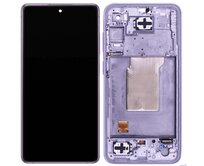 Samsung Galaxy A35 5G A356 LCD displej dotykové sklo včetně rámečku (Service Pack) lilac