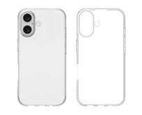 Pouzdro pro iPhone 16 Plus – průhledné, ohebné TPU tenké pouzdro na telefon