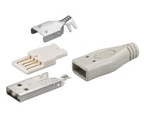 Konektor USB A(M) na kabel