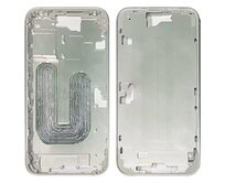 Středový rámeček housing iPhone 16 (bílý)