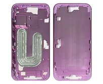 Středový rámeček housing iPhone 16 (růžový)