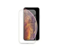 TPU kryt pro iPhone XS Max EPICO TWIGGY GLOSS - bílý průhledný