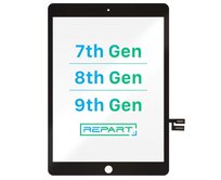 iPad 9. gen/8. gen/7. gen dotykové sklo REPART (černé)