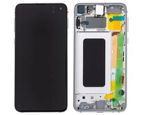 Samsung Galaxy S10e G970 LCD displej dotykové sklo originální (Service Pack) Prism white