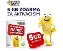 Vodafone předplacená SIM karta SAZKAmobil