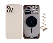 Zadní kryt baterie Apple iPhone 12 Pro Max včetně rámečku housing zlatý
